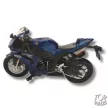 Fém motor hangot adó, világító