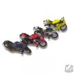 Fém motor hangot adó, világító