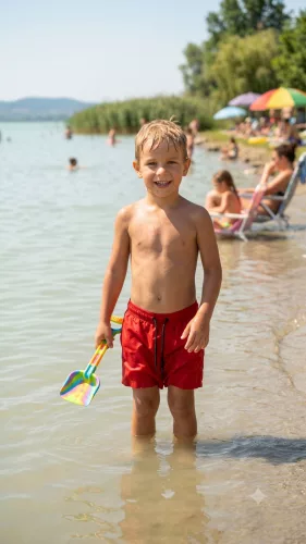 Fiú egyszínű short