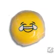 Pu szivacs  smyle mintás labda 10 cm