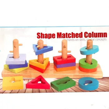 Formafelismerő Fajáték 8X30Cm