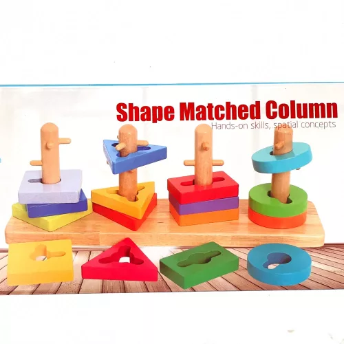 Formafelismerő Fajáték 8X30Cm