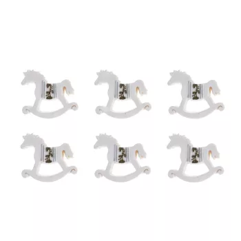  Ragasztós Hintaló 3,5X0,4X3Cm Fehér 