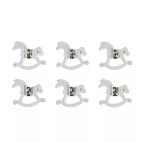  Ragasztós Hintaló 3,5X0,4X3Cm Fehér 